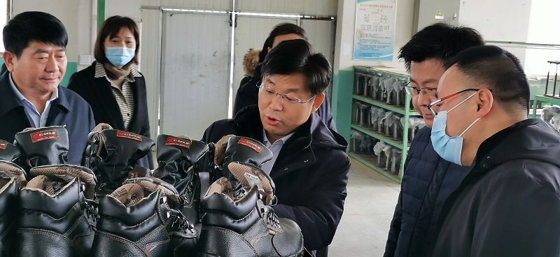 省工會領導參觀指導百華工廠